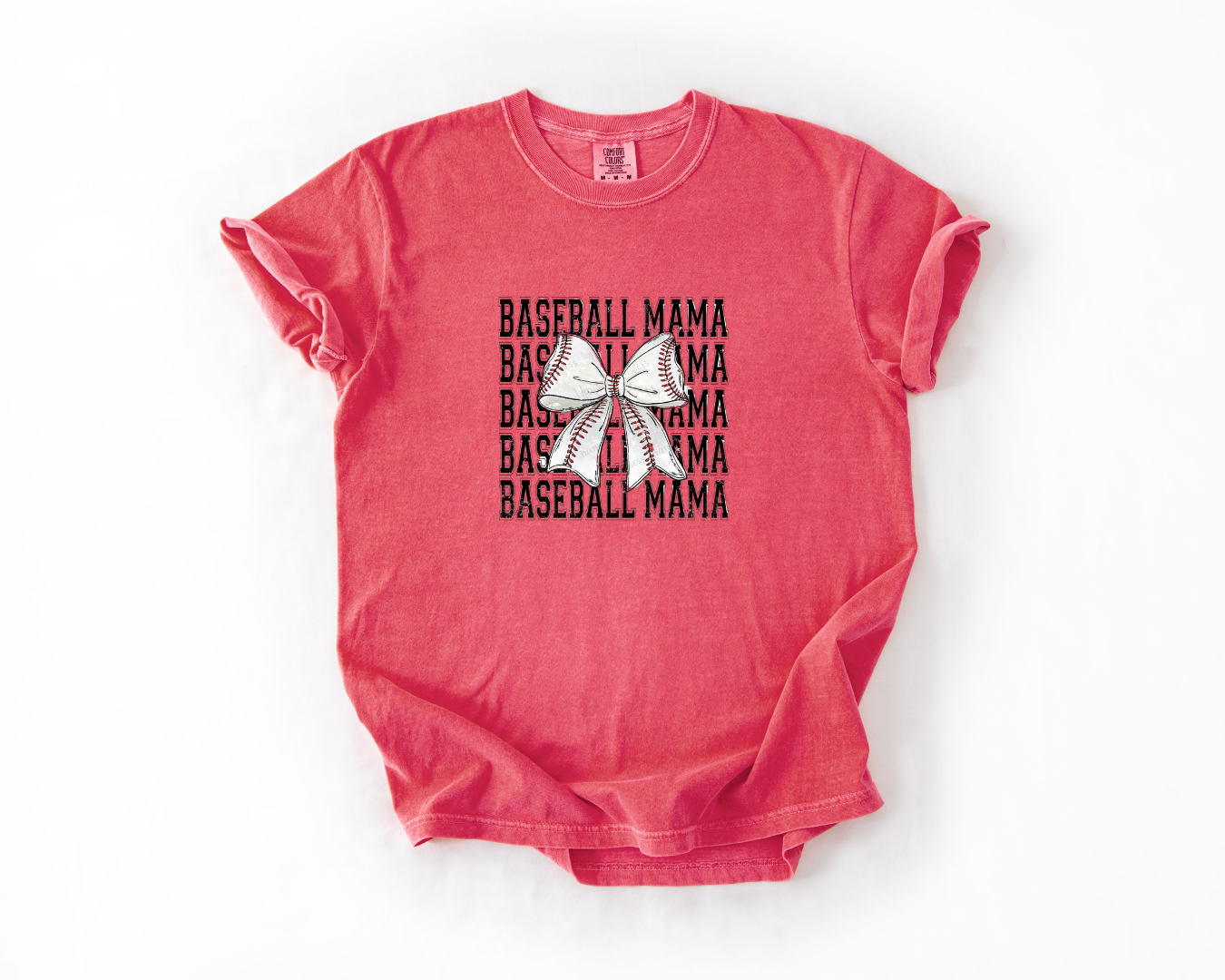Baseball Mama Red X5