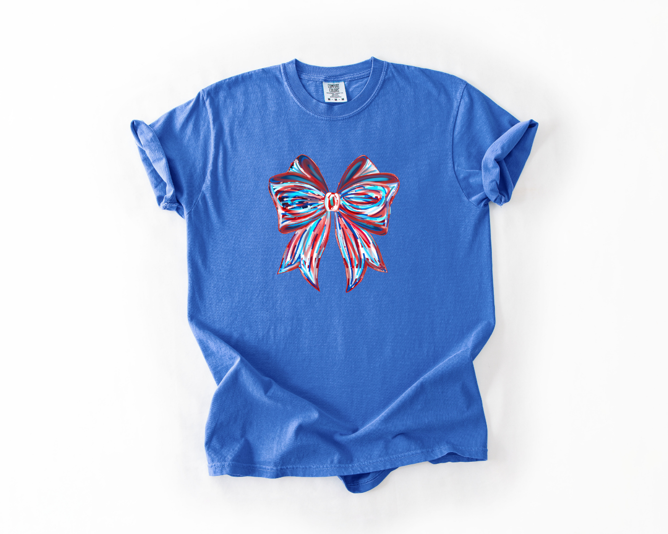 American Flag Brushstroke Bow