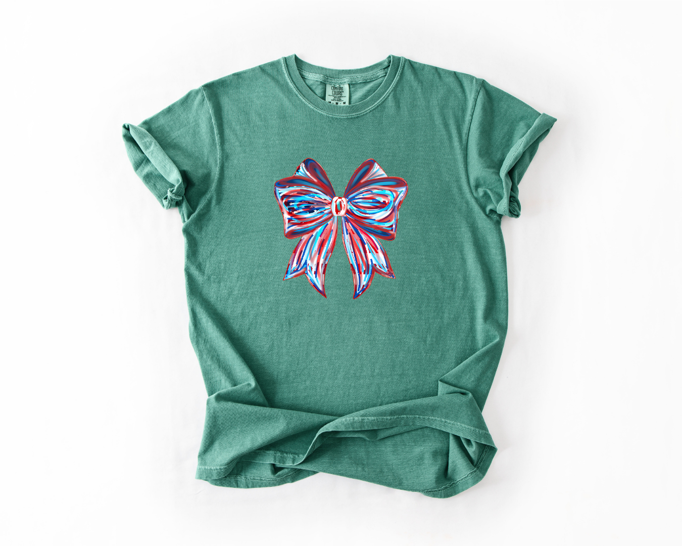 American Flag Brushstroke Bow