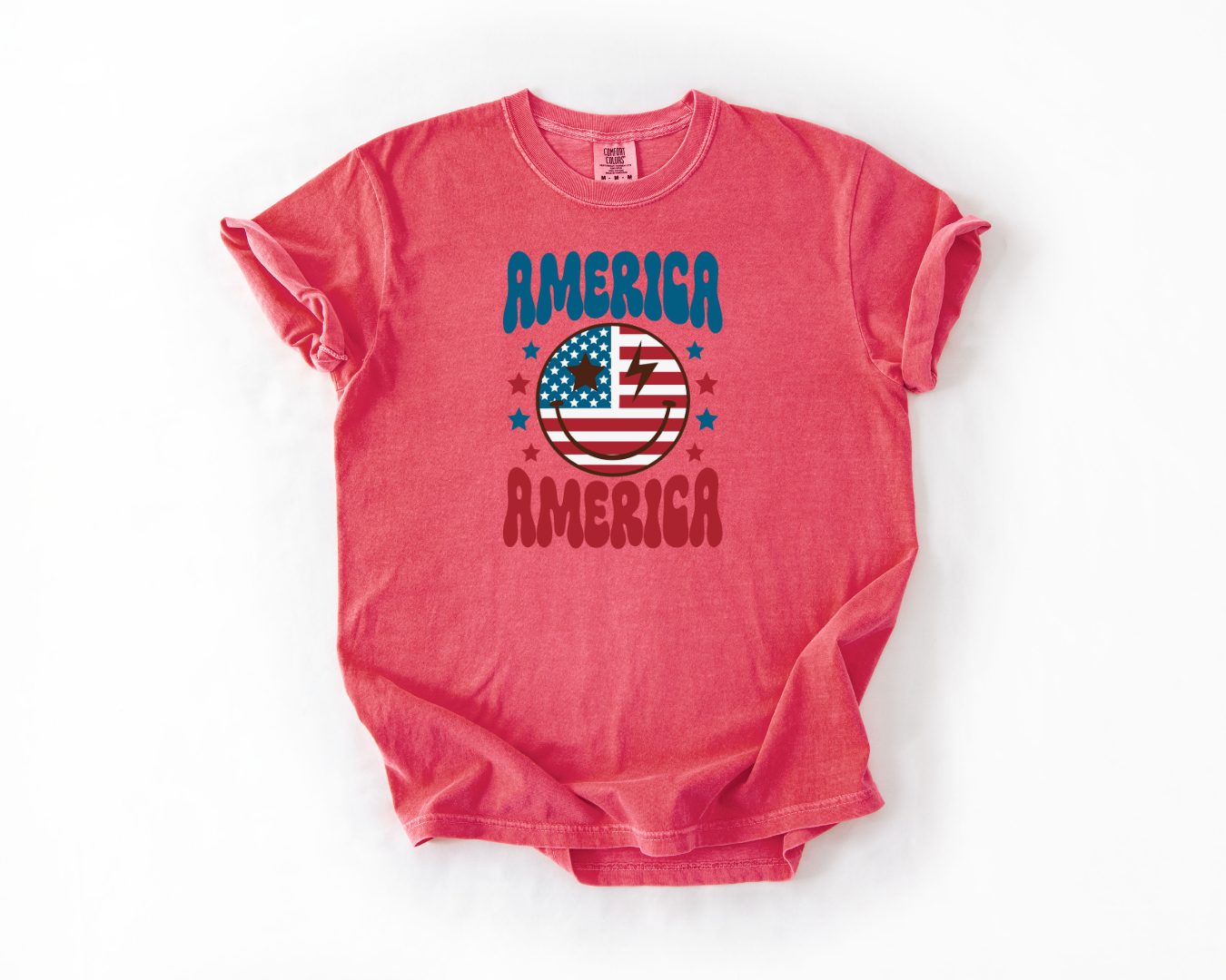America America Smiley Face