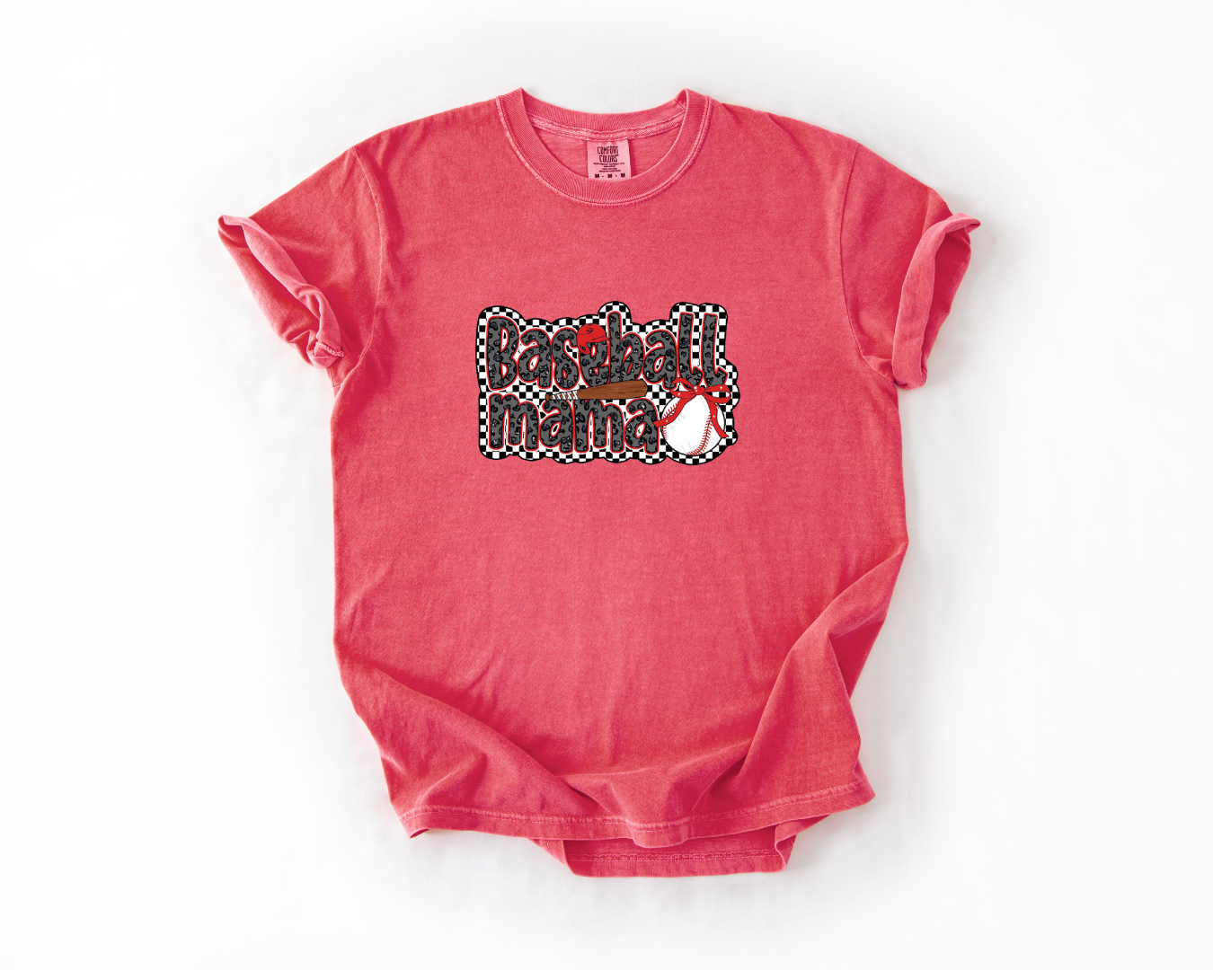 Trendy Baseball Mama Red