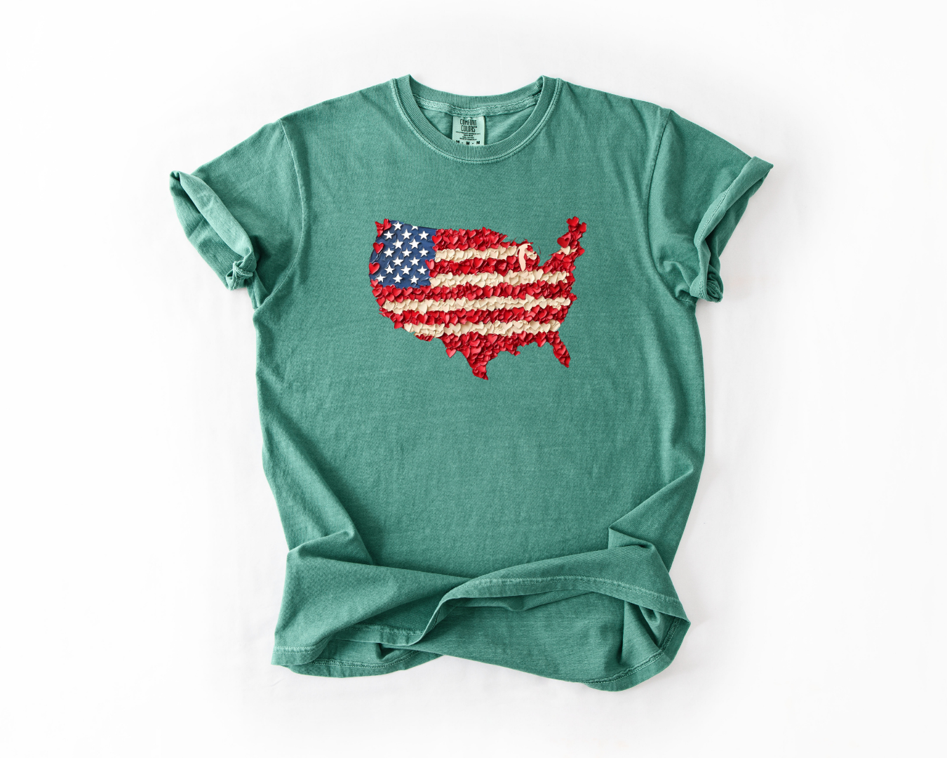 American Flag Brushstroke