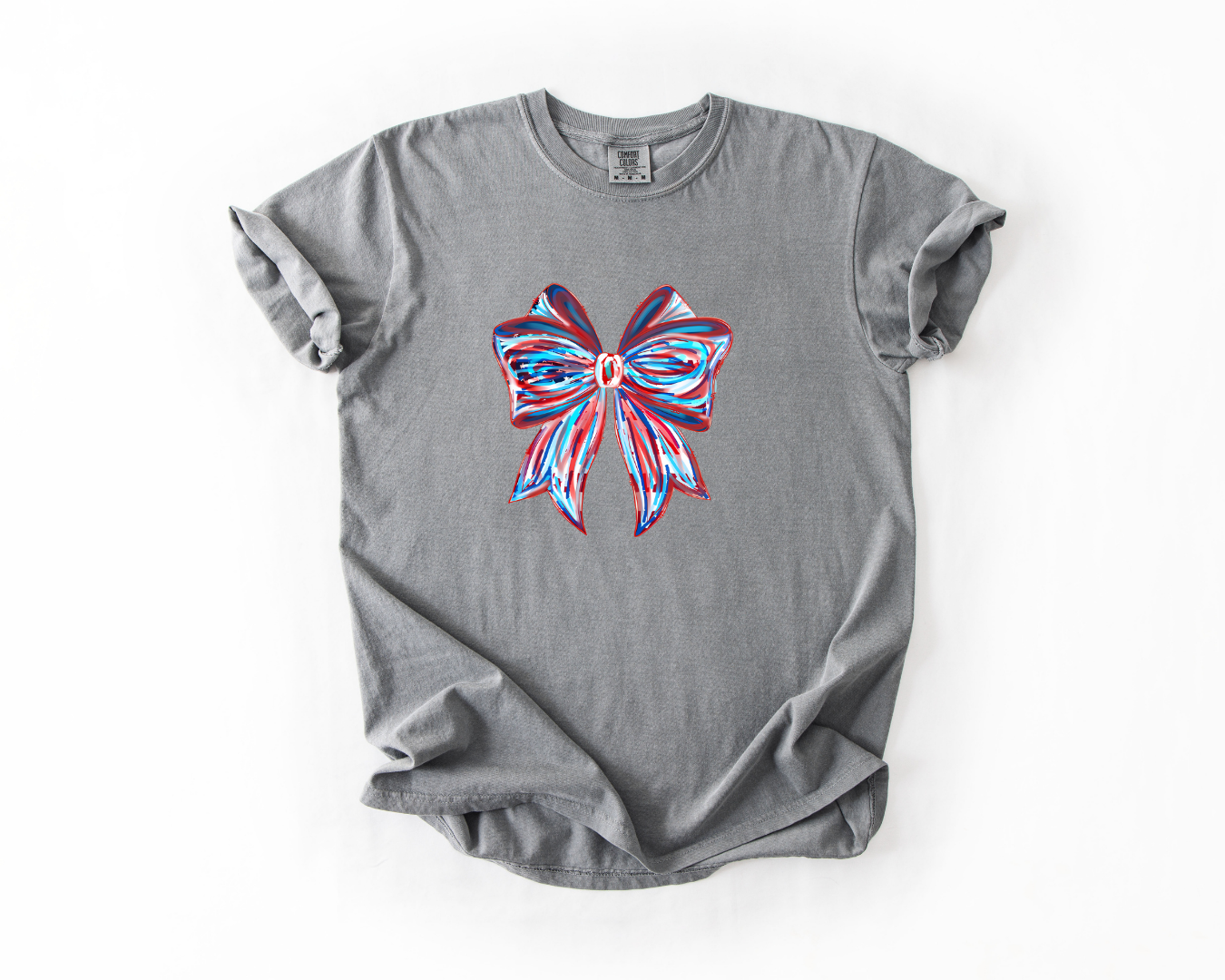 American Flag Brushstroke Bow