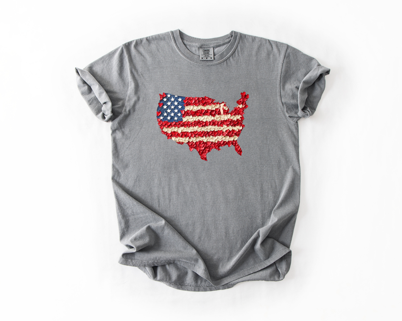 American Flag Brushstroke