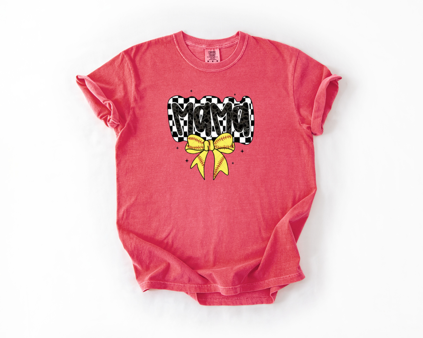 Softball Mama with Bow