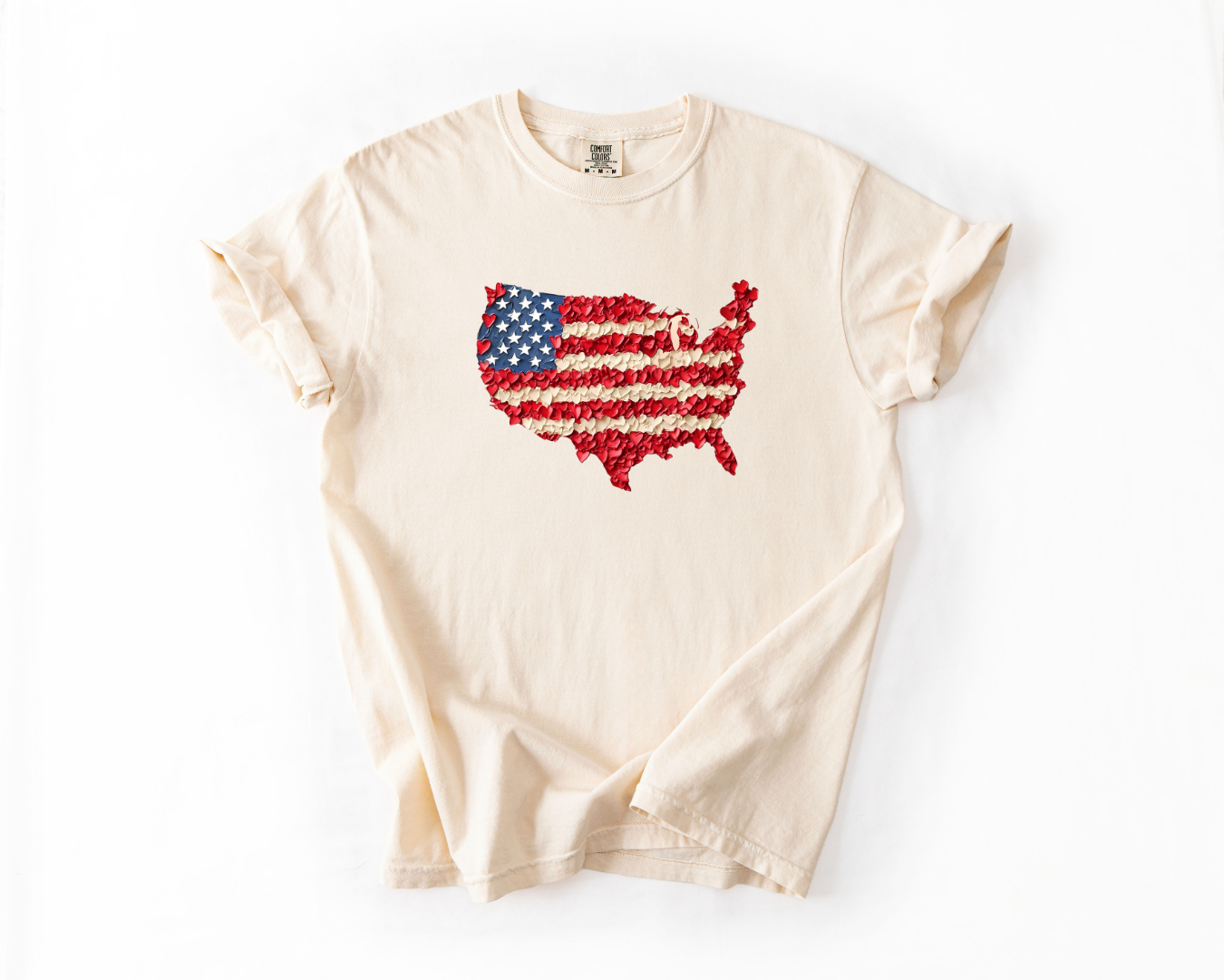 American Flag Brushstroke