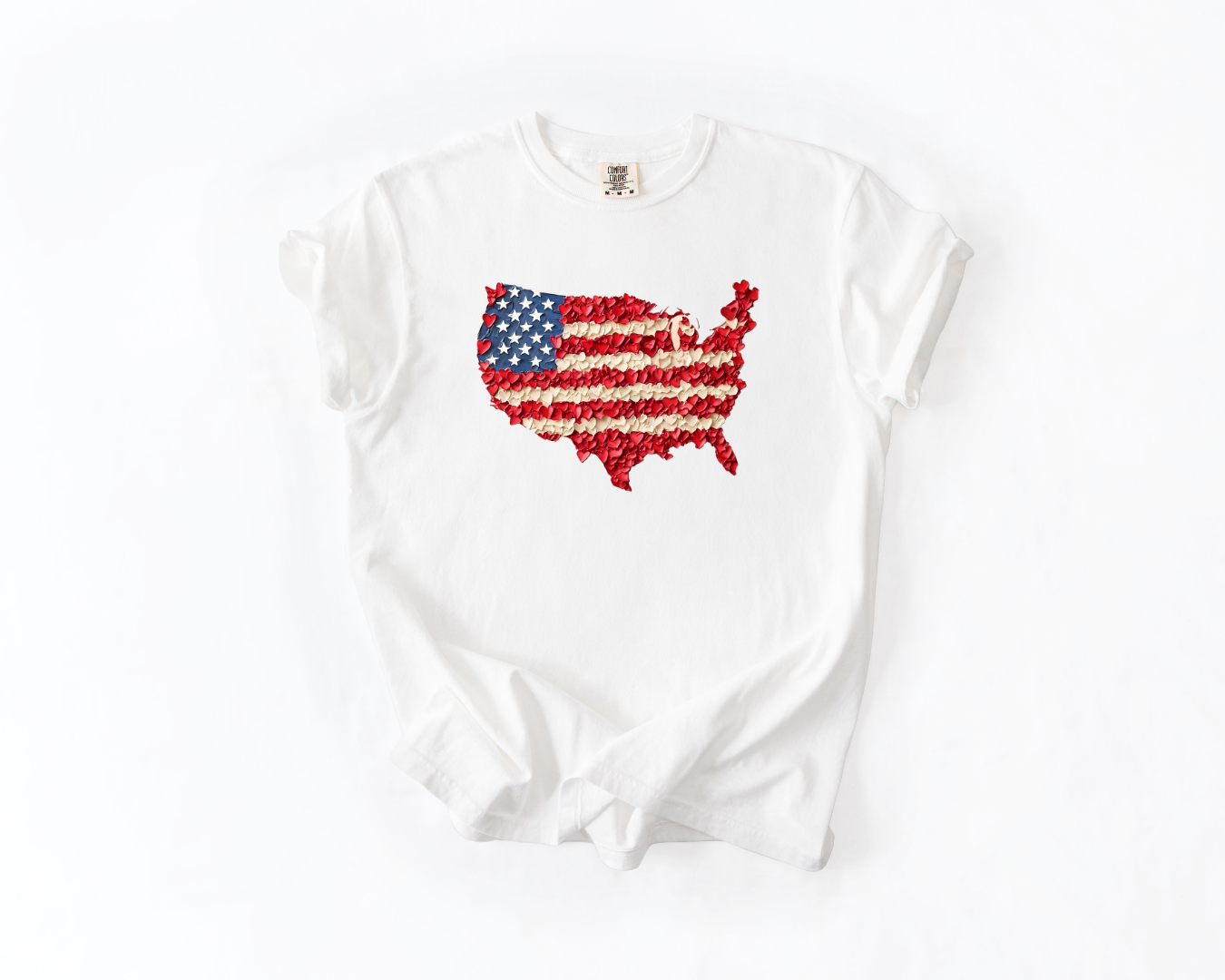 American Flag Brushstroke