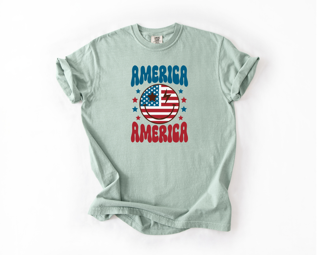 America America Smiley Face