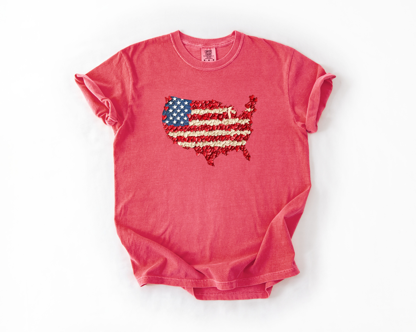 American Flag Brushstroke