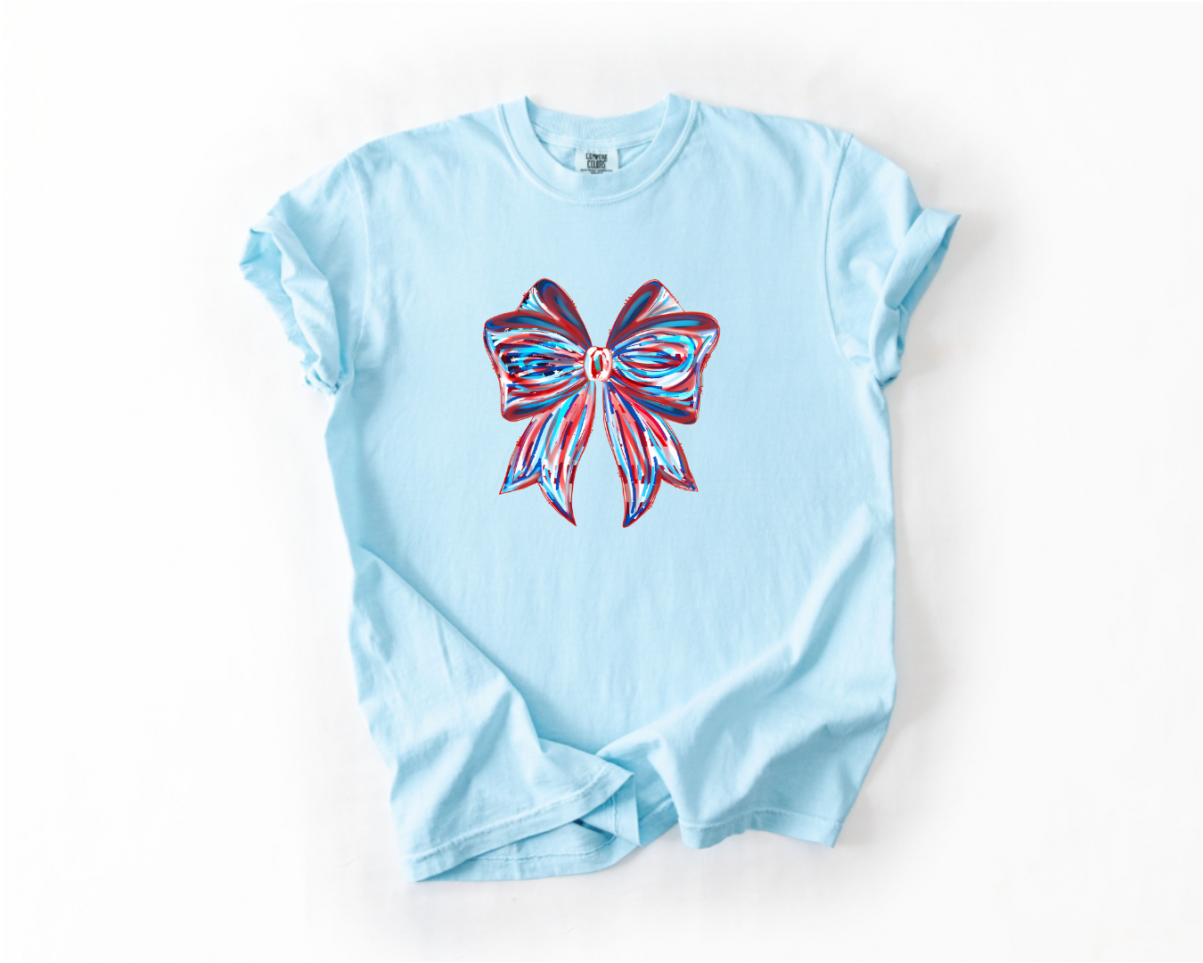 American Flag Brushstroke Bow