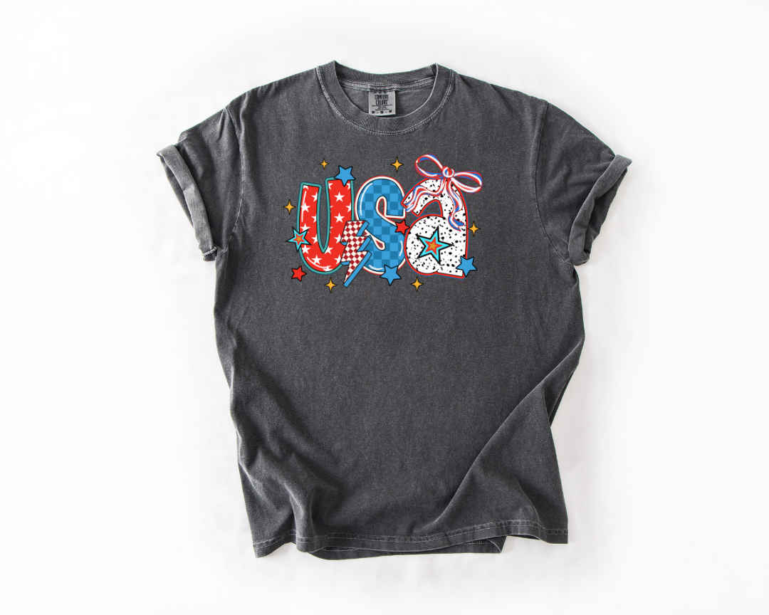 USA Coquette Red White Blue