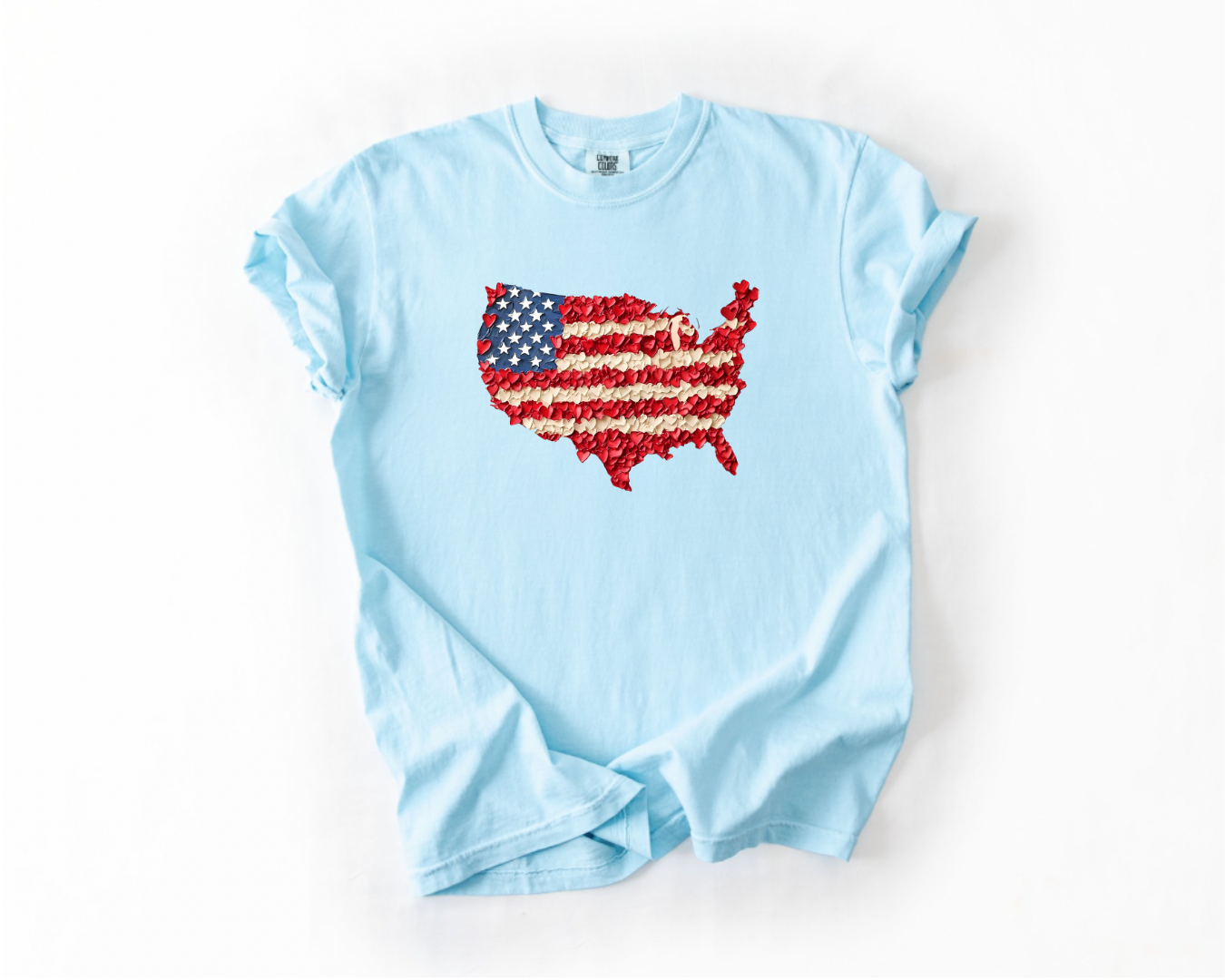 American Flag Brushstroke