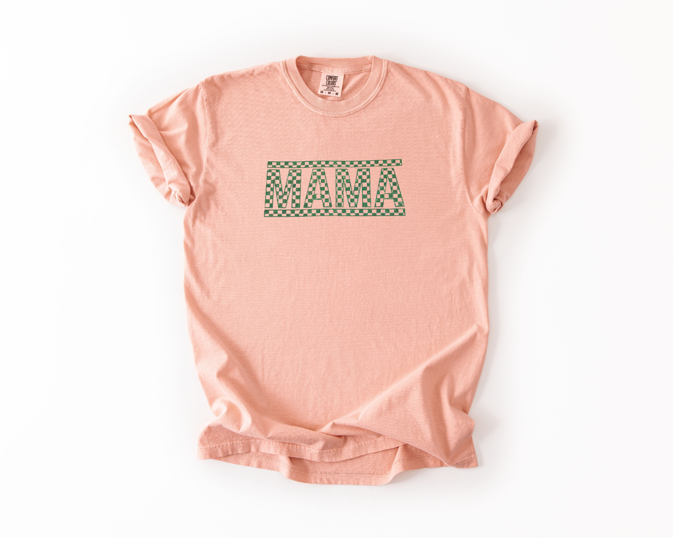 Retro Checkered Glittered Mama