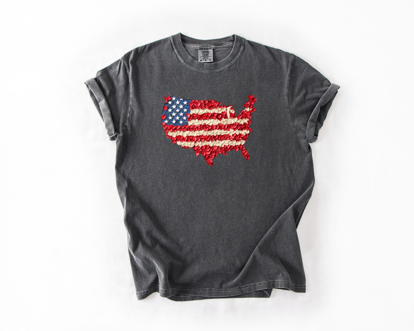 American Flag Brushstroke