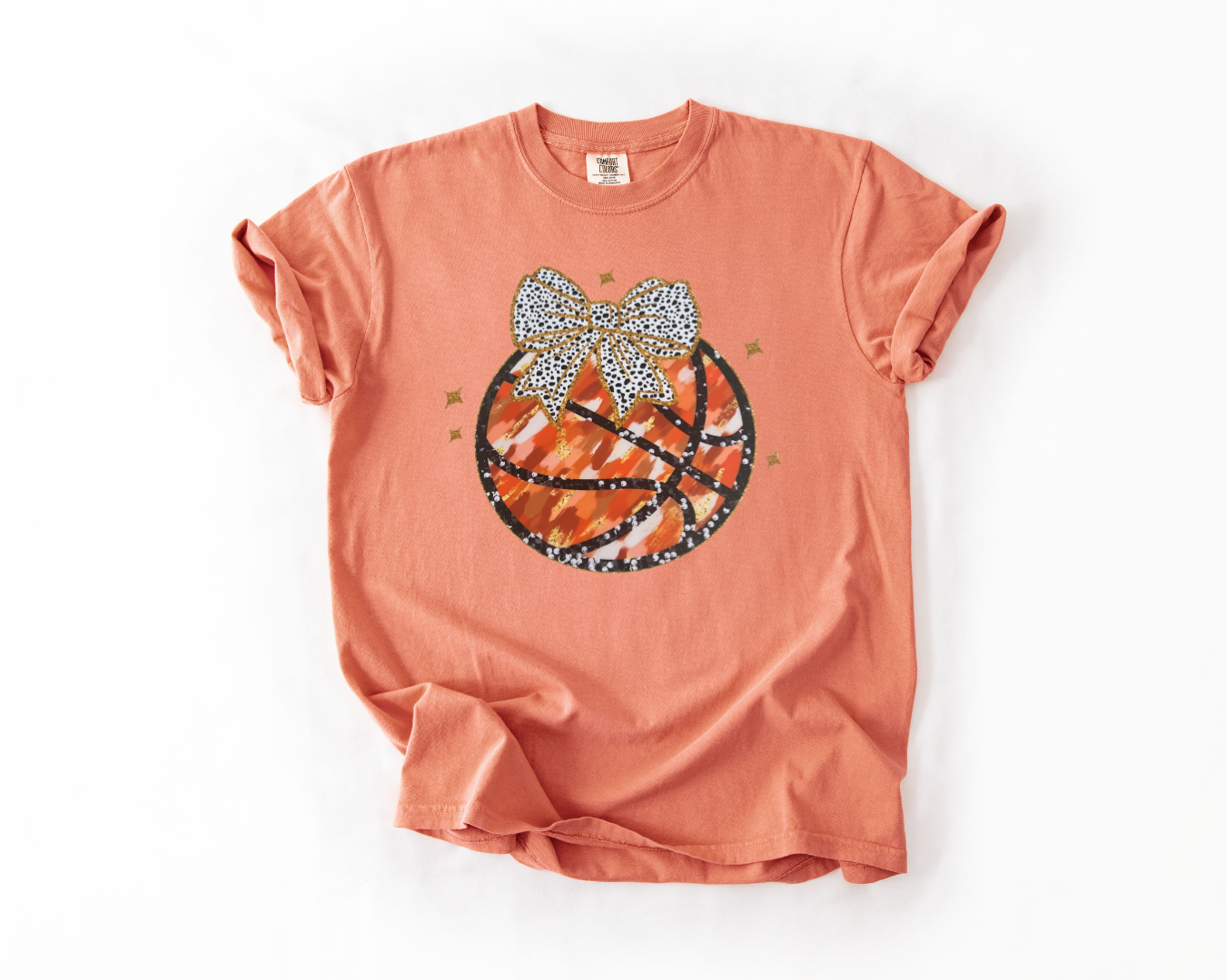 Glitzy Brushstroke Basketball (Youth)
