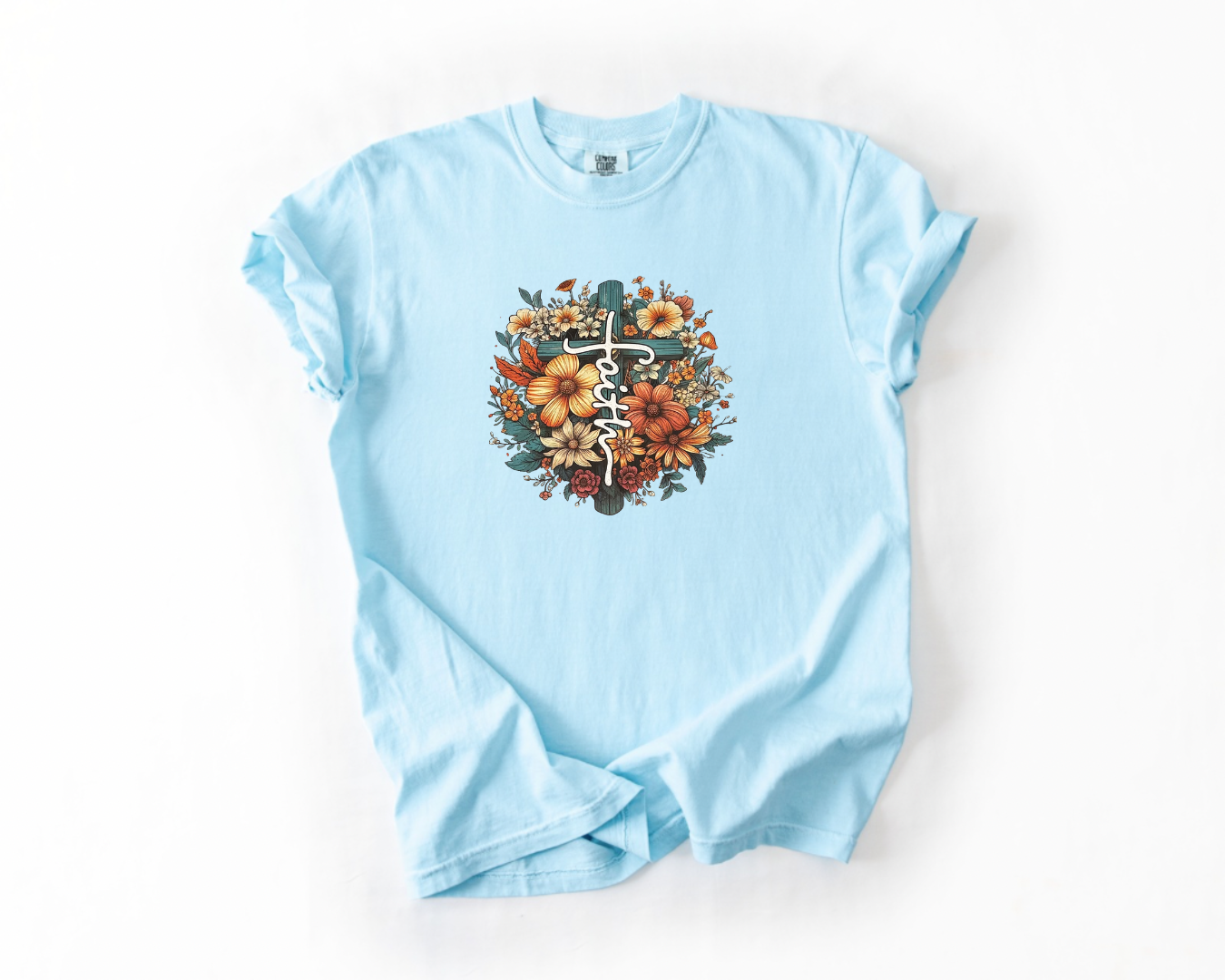 Floral Faith Cross