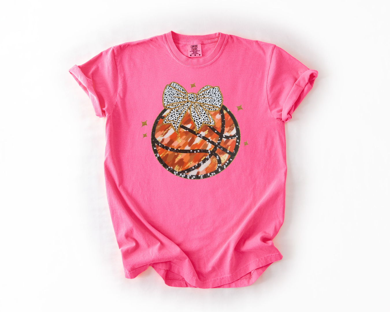 Glitzy Brushstroke Basketball (Youth)