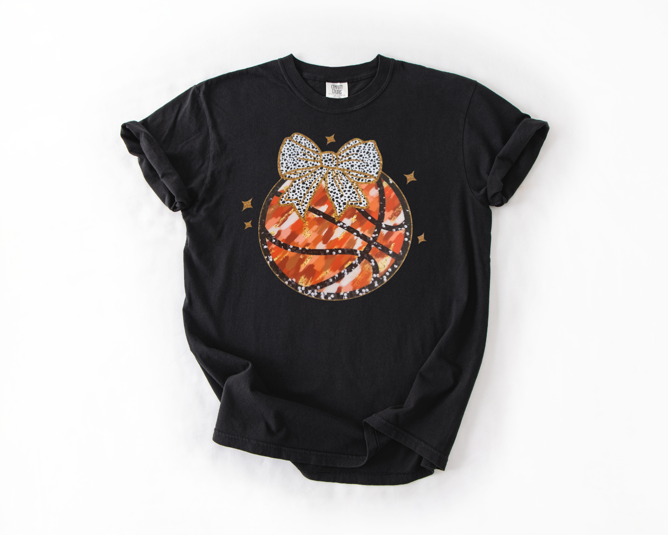 Glitzy Brushstroke Basketball (Youth)