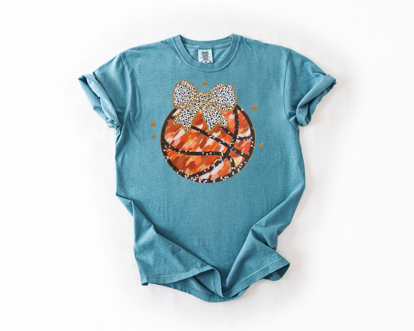 Glitzy Brushstroke Basketball (Youth)