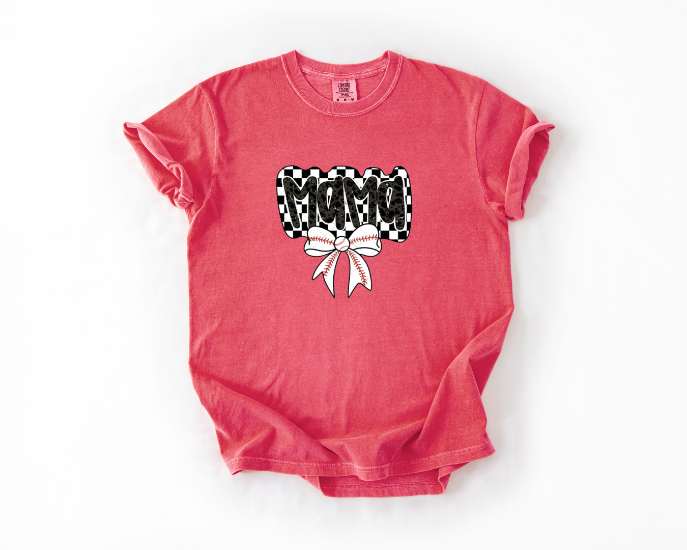 Baseball Mama with Bow