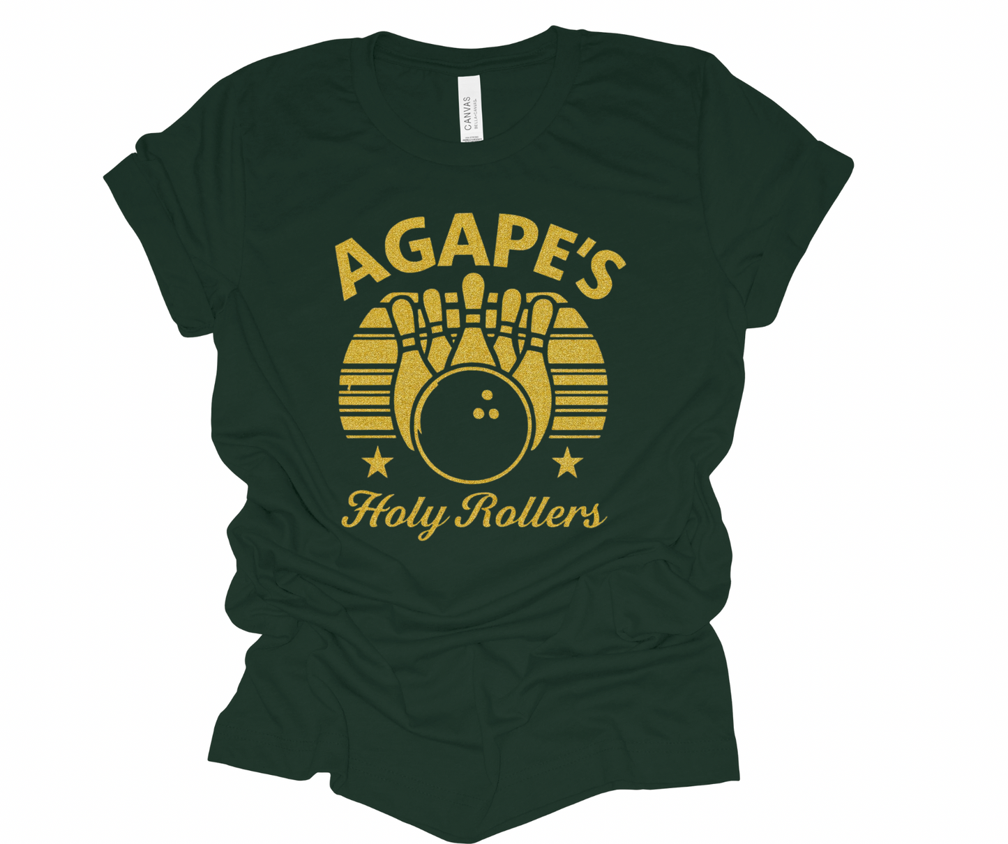 AGAPE’S Bowling Pins Bowling ADULT T-Shirt
