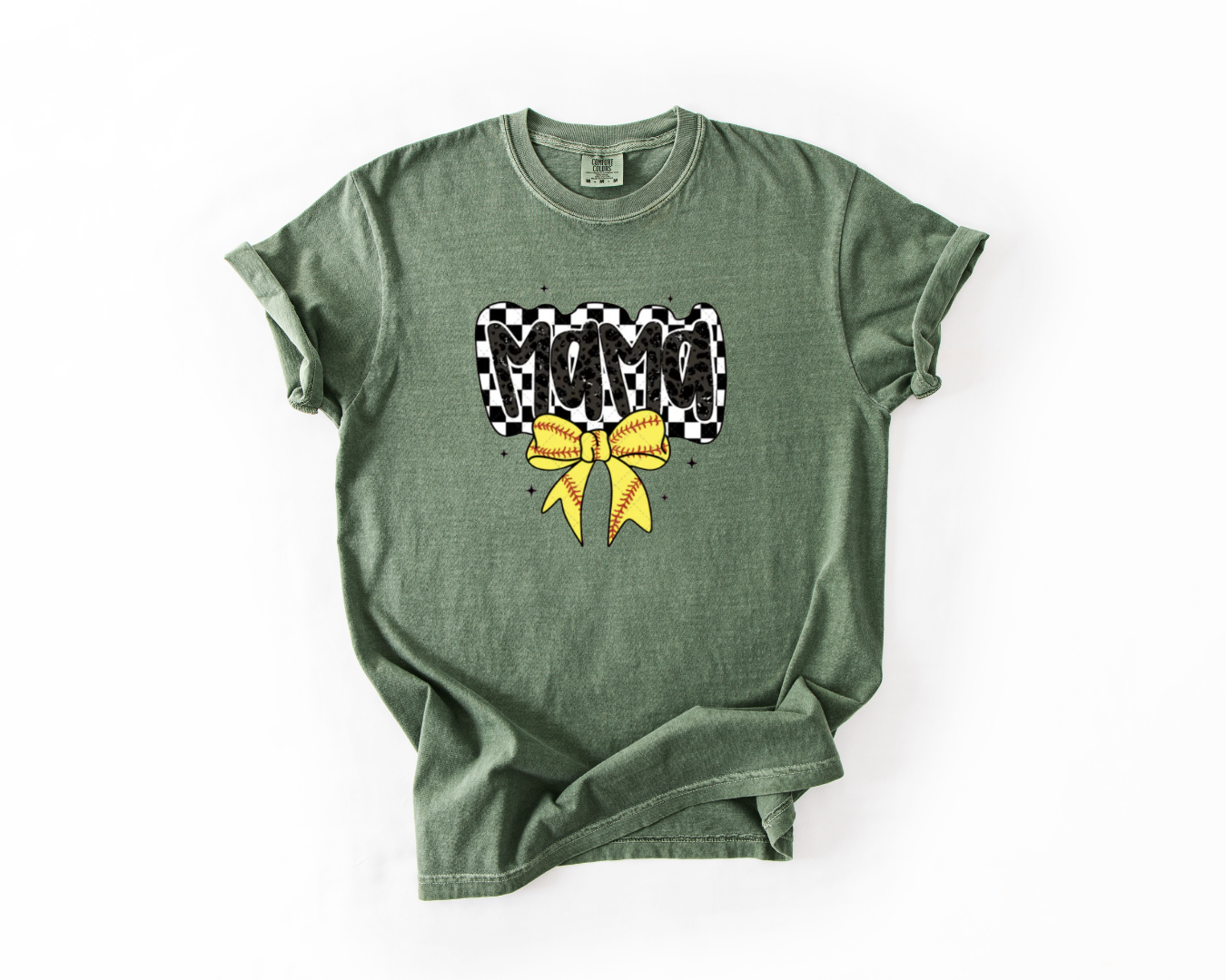 Softball Mama with Bow