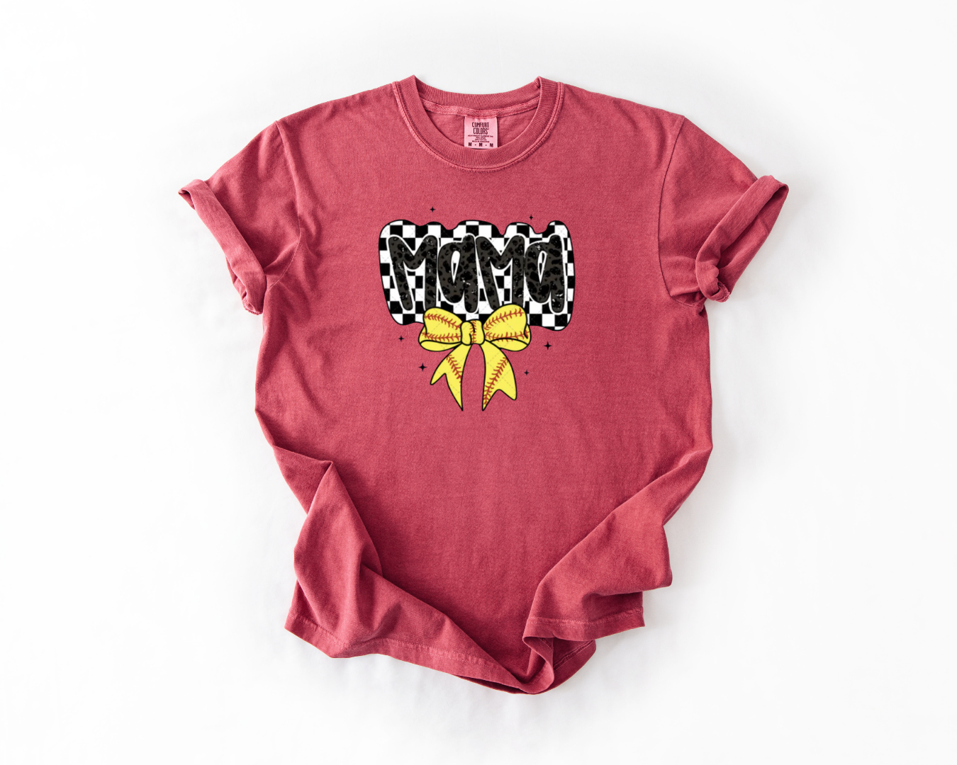 Softball Mama with Bow