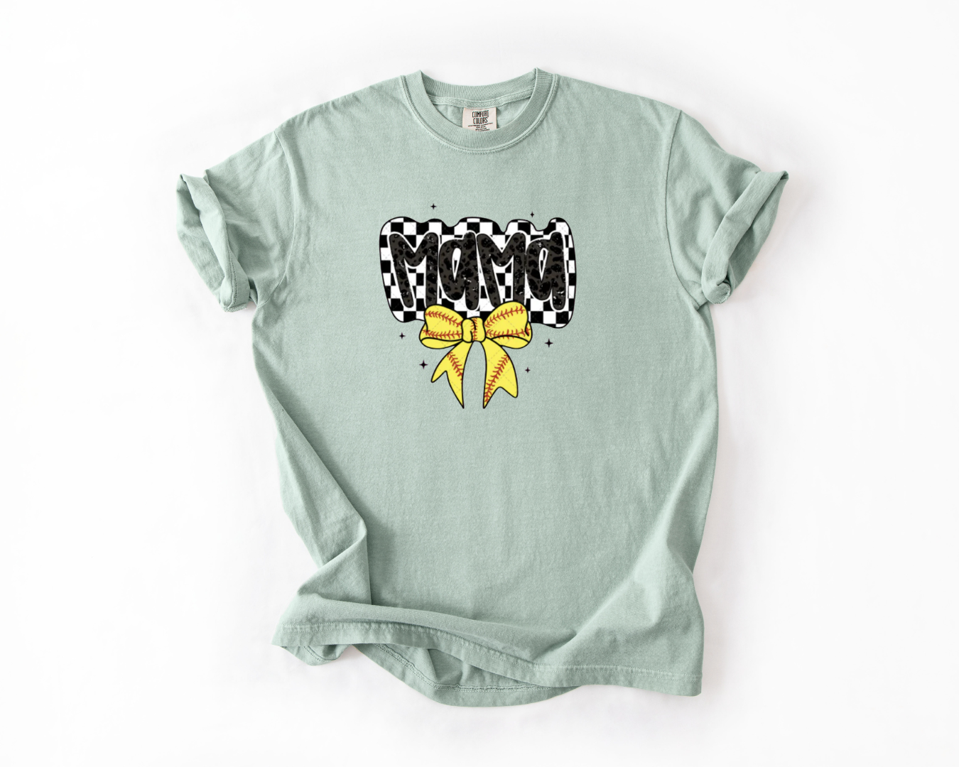 Softball Mama with Bow