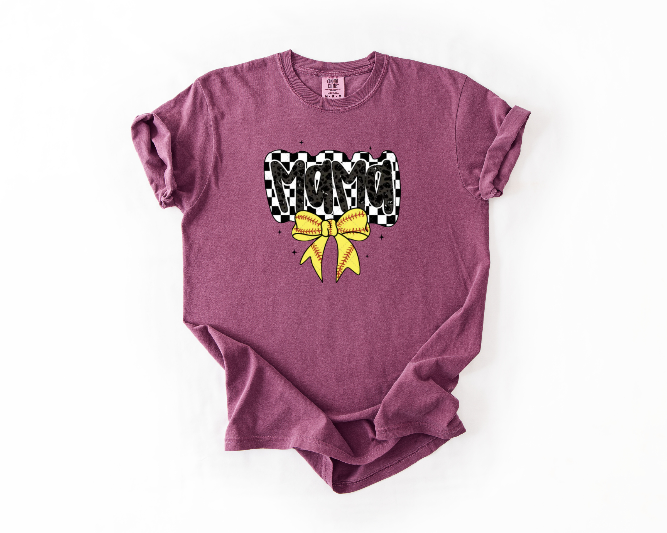 Softball Mama with Bow