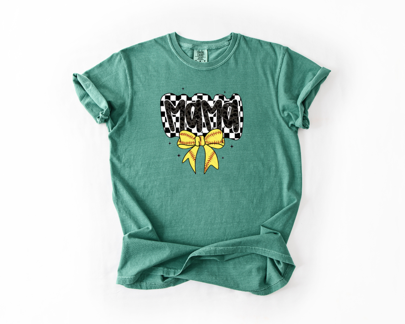 Softball Mama with Bow