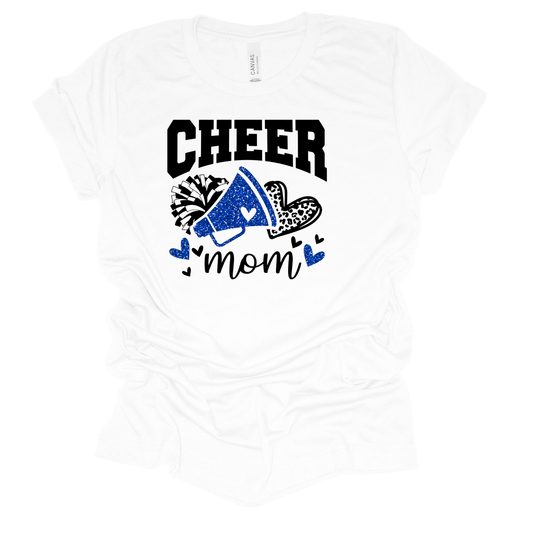 Cheer Mom with Megaphone and Heart