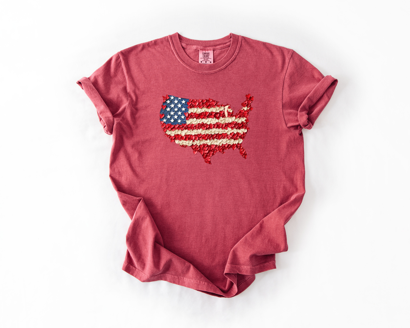 American Flag Brushstroke