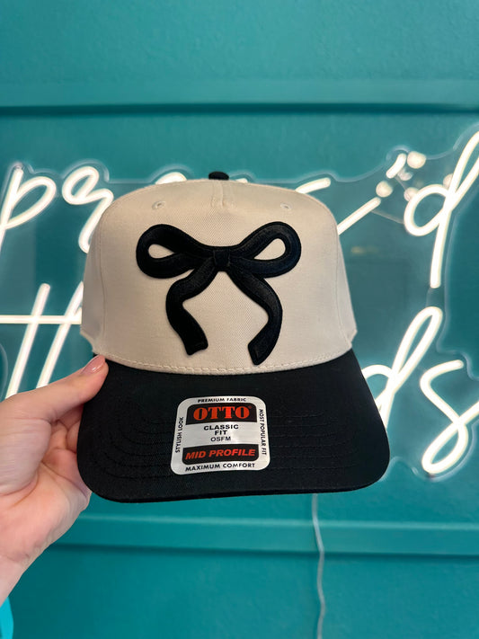 Black Bow Trucker Hat
