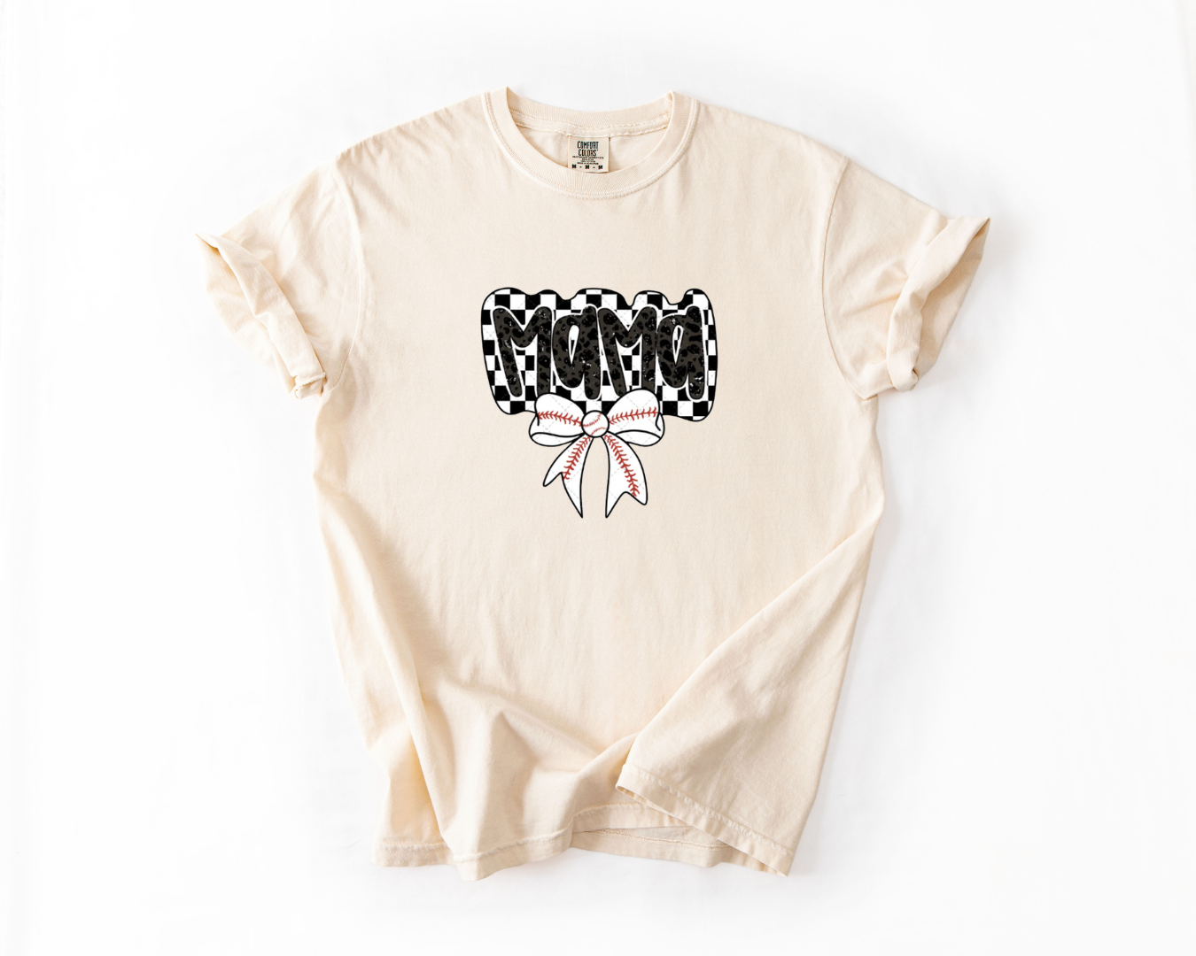 Baseball Mama with Bow