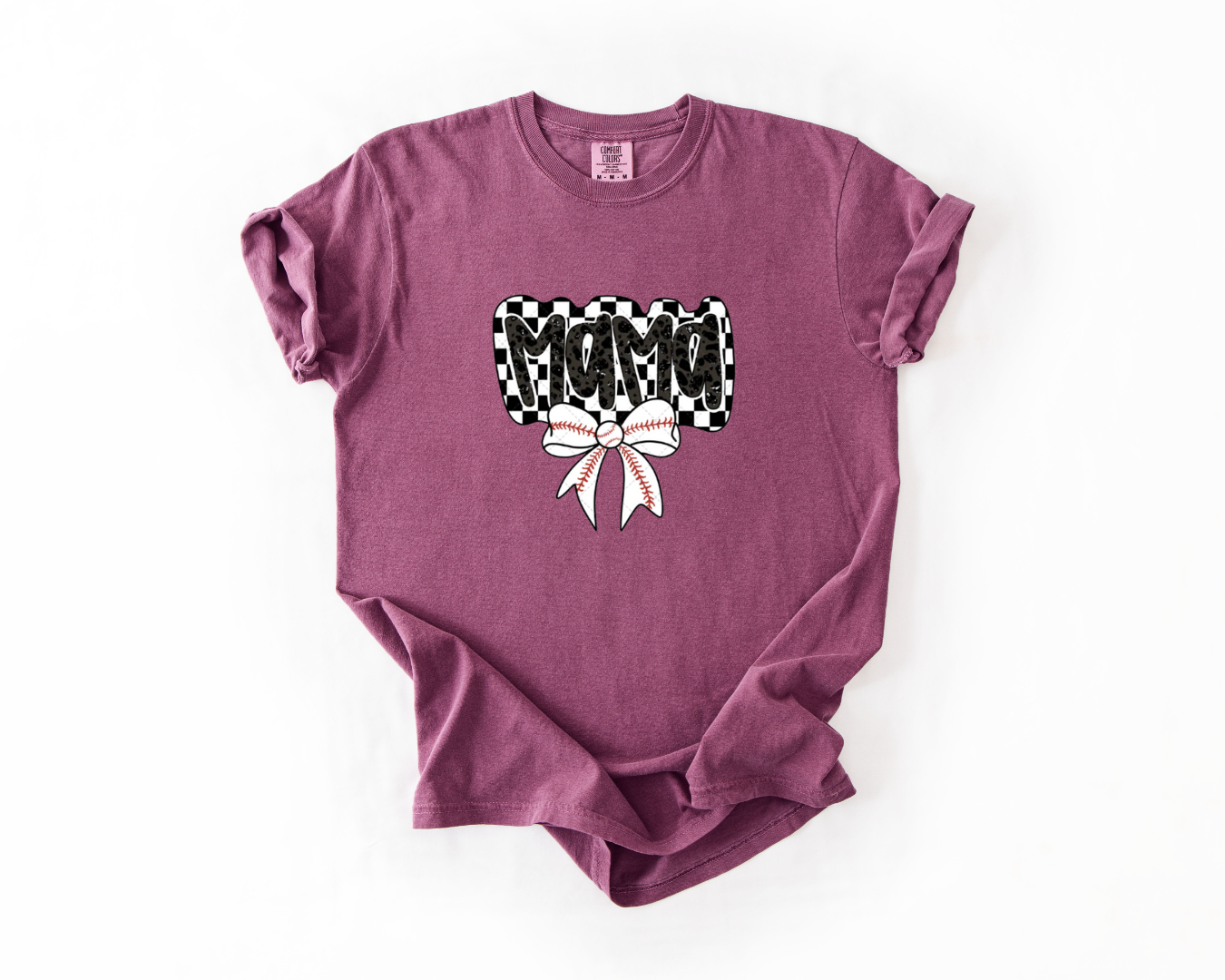Baseball Mama with Bow
