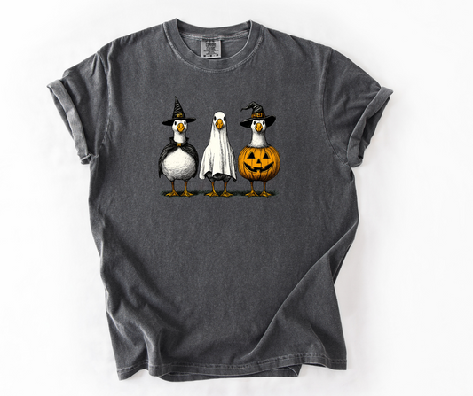 Halloween Geese Trio