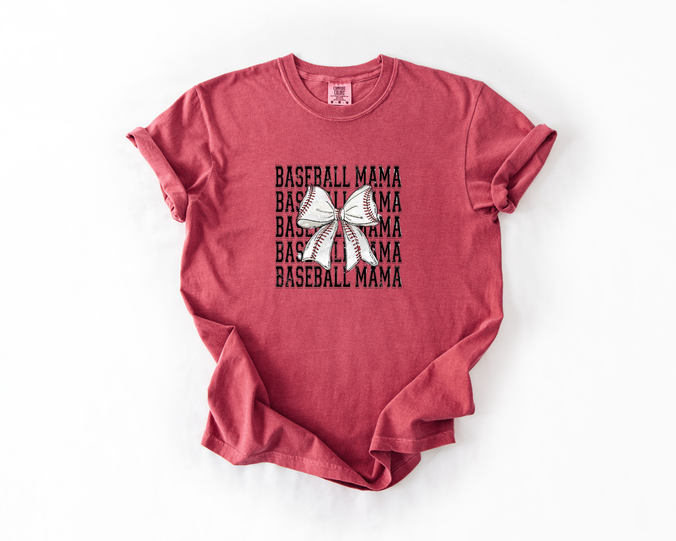 Baseball Mama Red X5