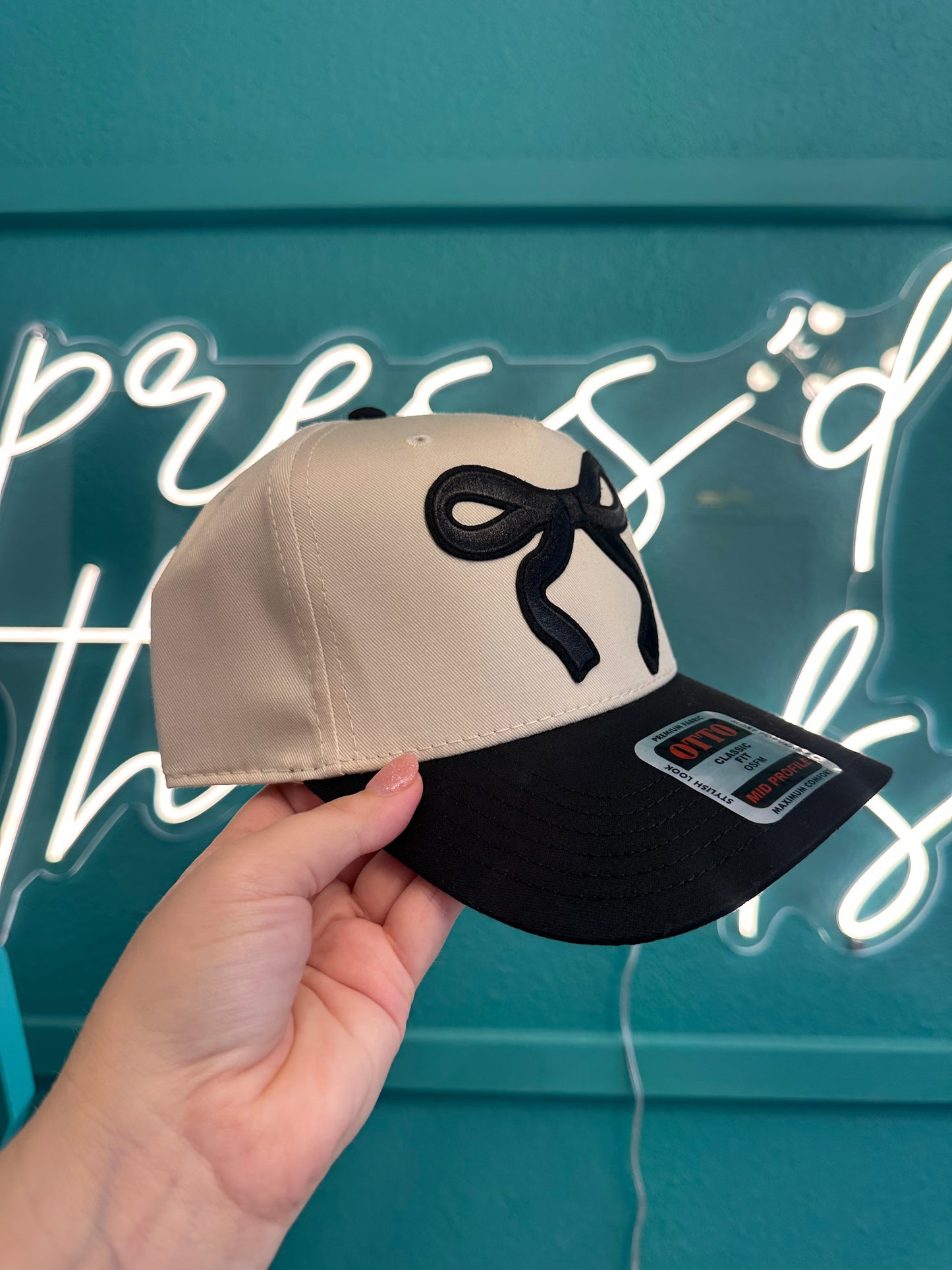 Black Bow Trucker Hat