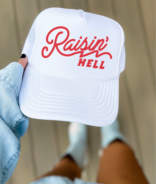 Raisin Hell Trucker Hat