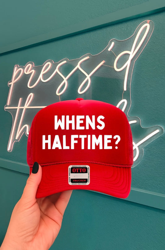 When is Halftime Trucker Hat