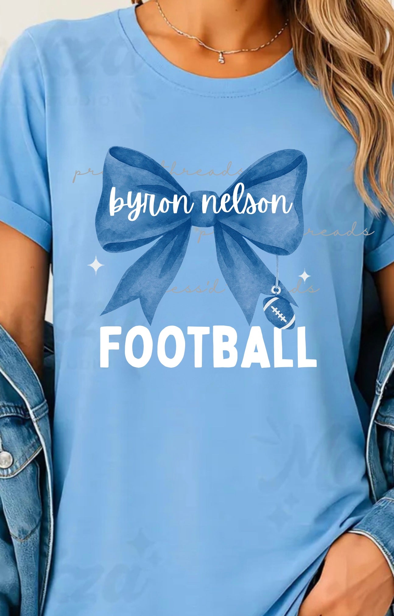 Byron Nelson Football with Bow