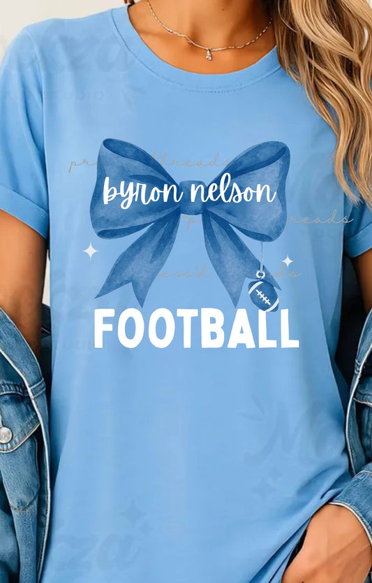 Byron Nelson Football with Bow