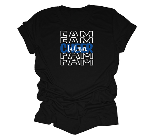 Tidwell Cheer Fam ADULT T-Shirt